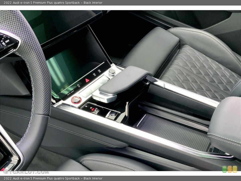 Black Interior Controls for the 2022 Audi e-tron S Premium Plus quattro Sportback #145078925