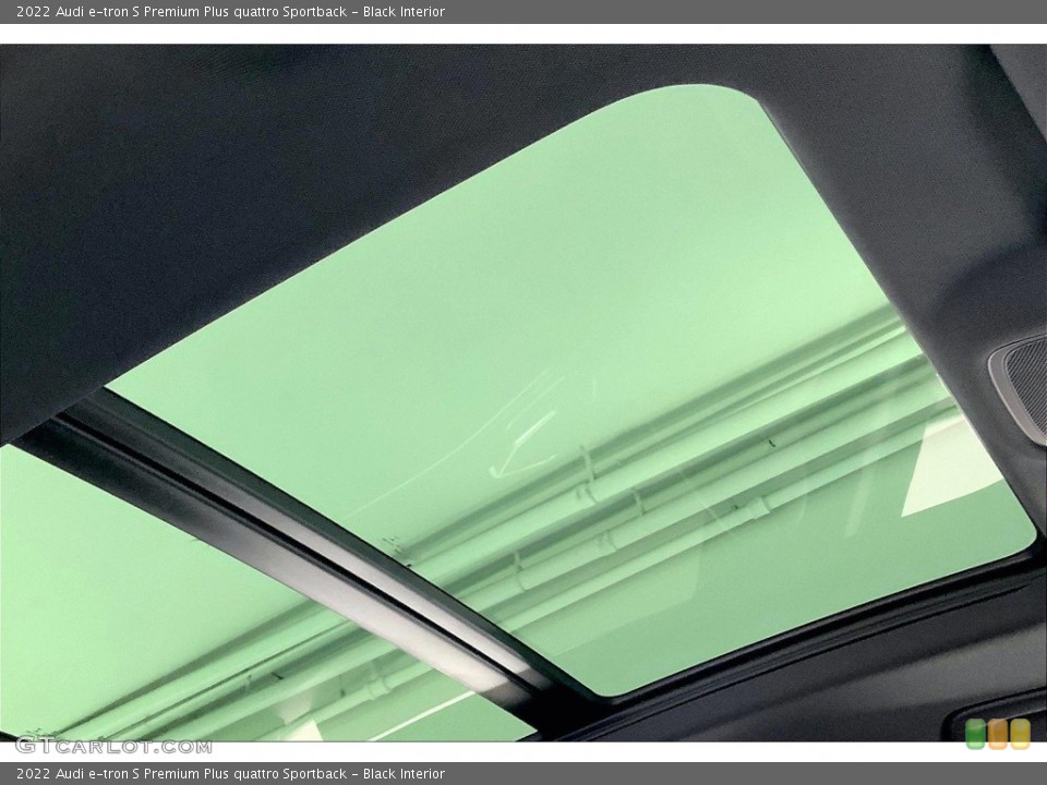Black Interior Sunroof for the 2022 Audi e-tron S Premium Plus quattro Sportback #145079039