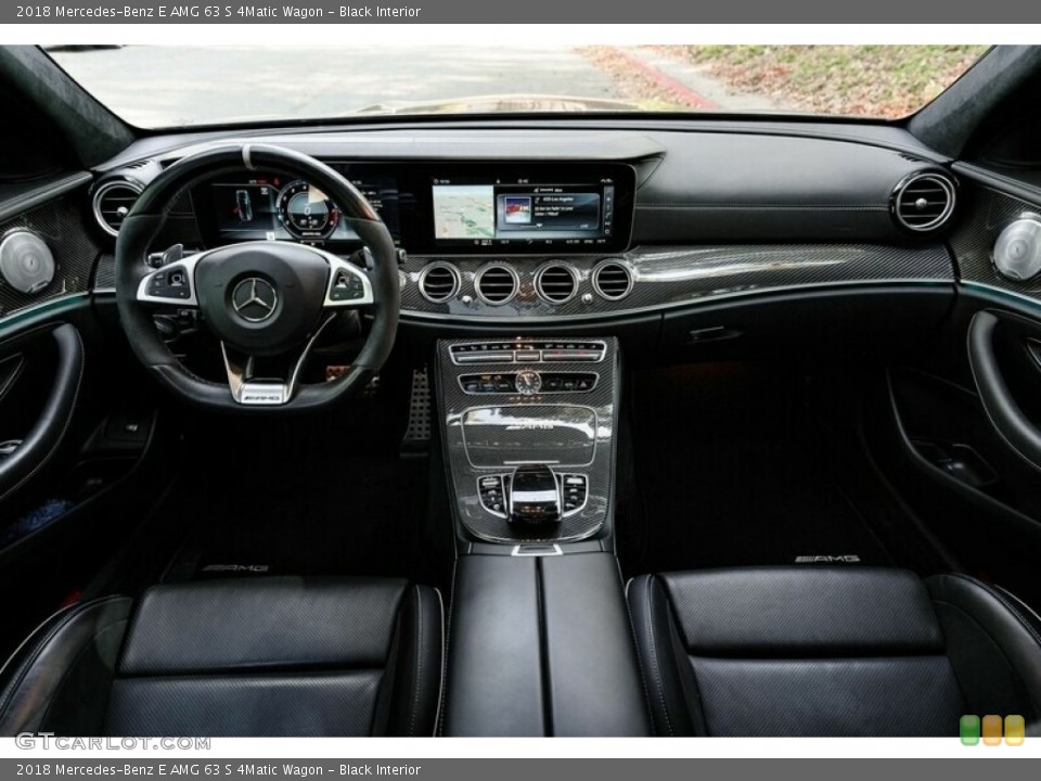 Black Interior Dashboard for the 2018 Mercedes-Benz E AMG 63 S 4Matic Wagon #145080387