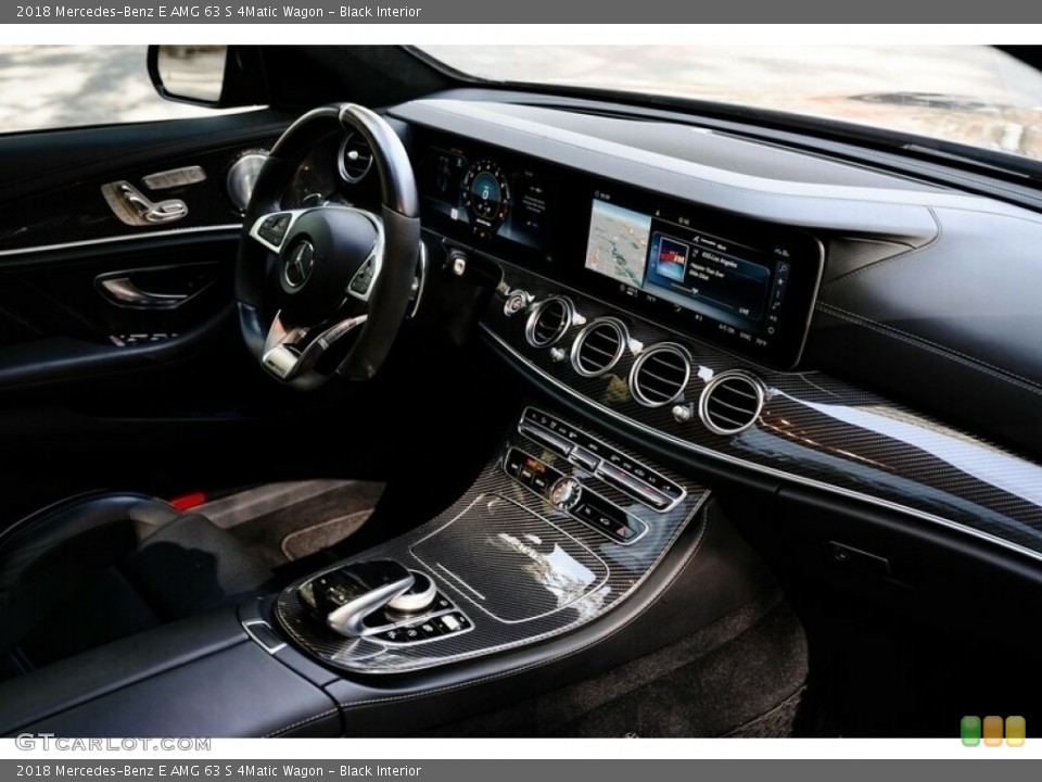 Black Interior Dashboard for the 2018 Mercedes-Benz E AMG 63 S 4Matic Wagon #145080507