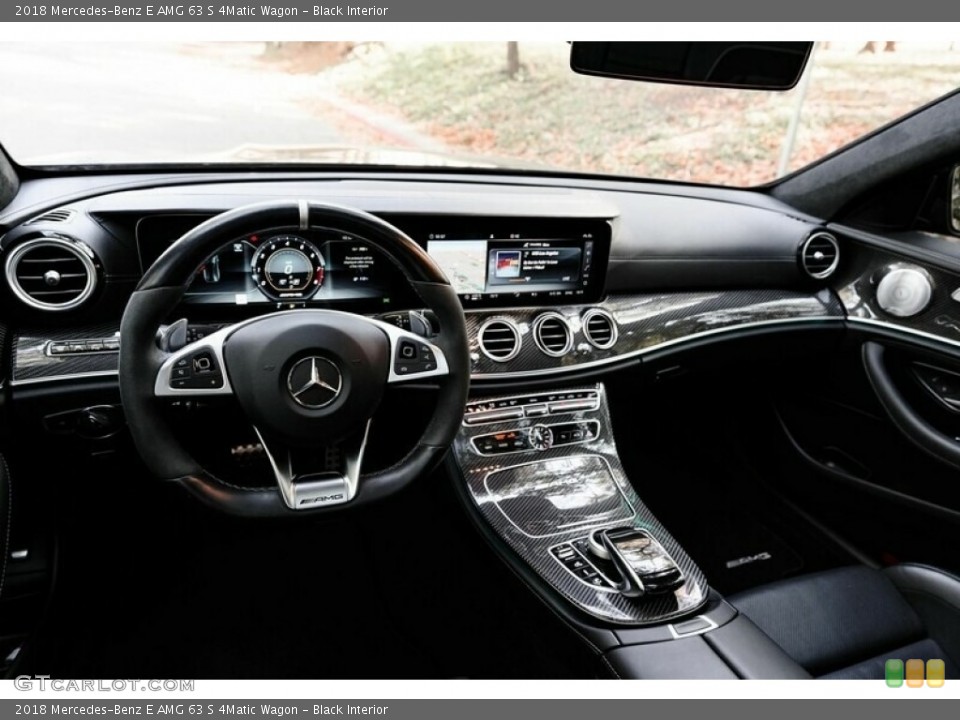 Black Interior Dashboard for the 2018 Mercedes-Benz E AMG 63 S 4Matic Wagon #145080555