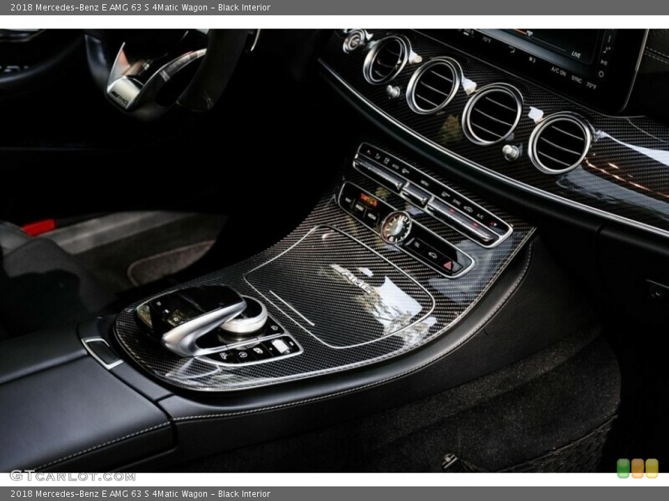 Black Interior Controls for the 2018 Mercedes-Benz E AMG 63 S 4Matic Wagon #145080601
