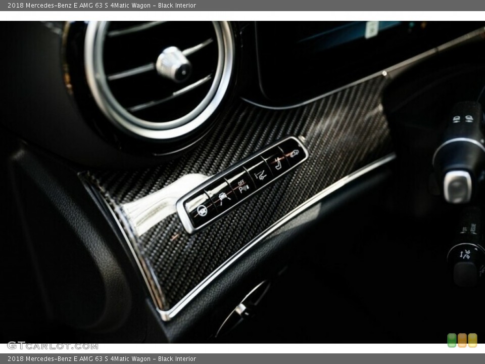 Black Interior Controls for the 2018 Mercedes-Benz E AMG 63 S 4Matic Wagon #145080624