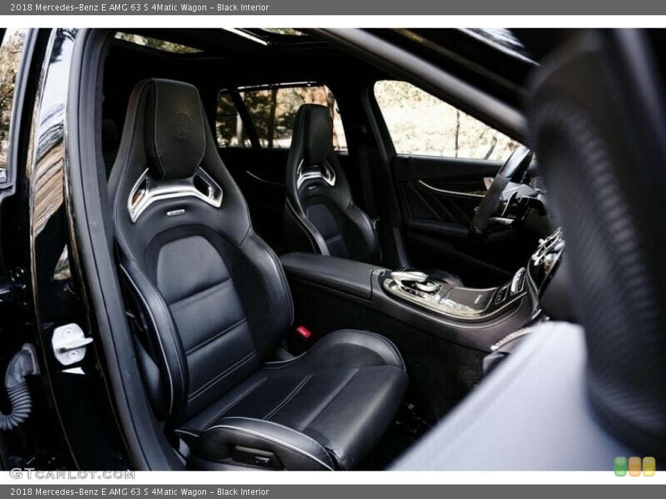 Black Interior Front Seat for the 2018 Mercedes-Benz E AMG 63 S 4Matic Wagon #145080675