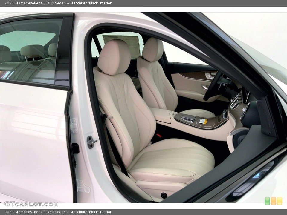 Macchiato/Black Interior Photo for the 2023 Mercedes-Benz E 350 Sedan #145080708