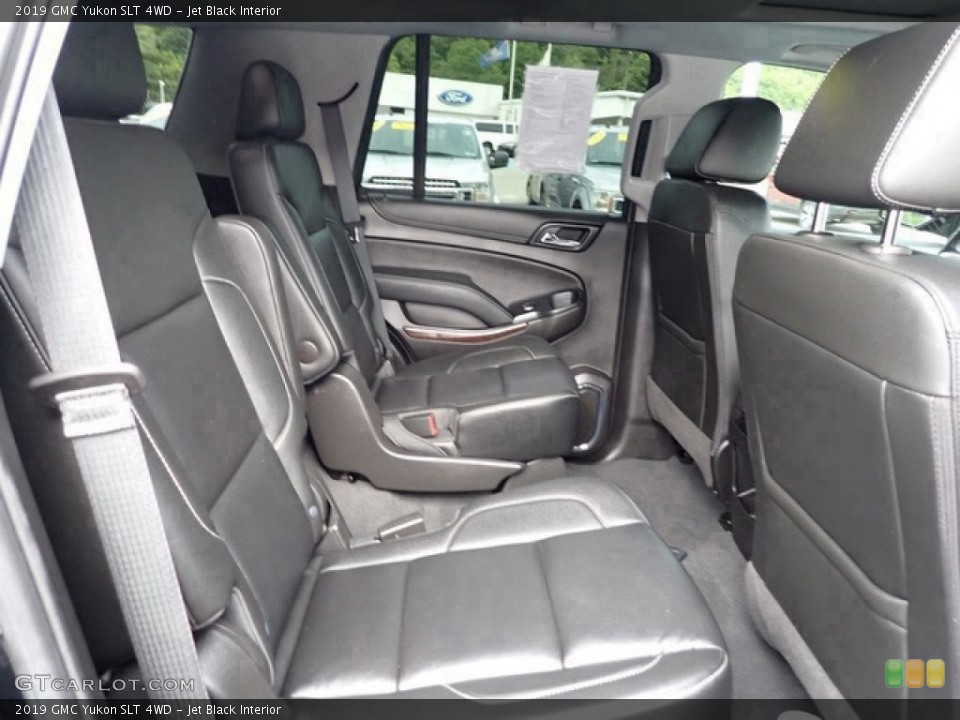 Jet Black Interior Rear Seat for the 2019 GMC Yukon SLT 4WD #145080890