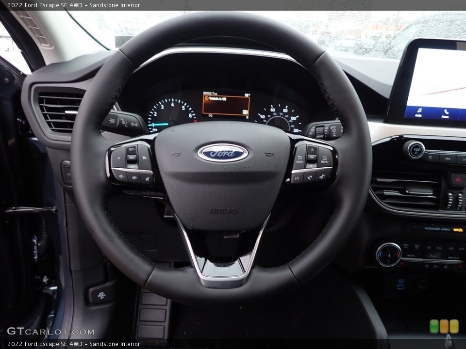Sandstone Interior Steering Wheel for the 2022 Ford Escape SE 4WD #145081239