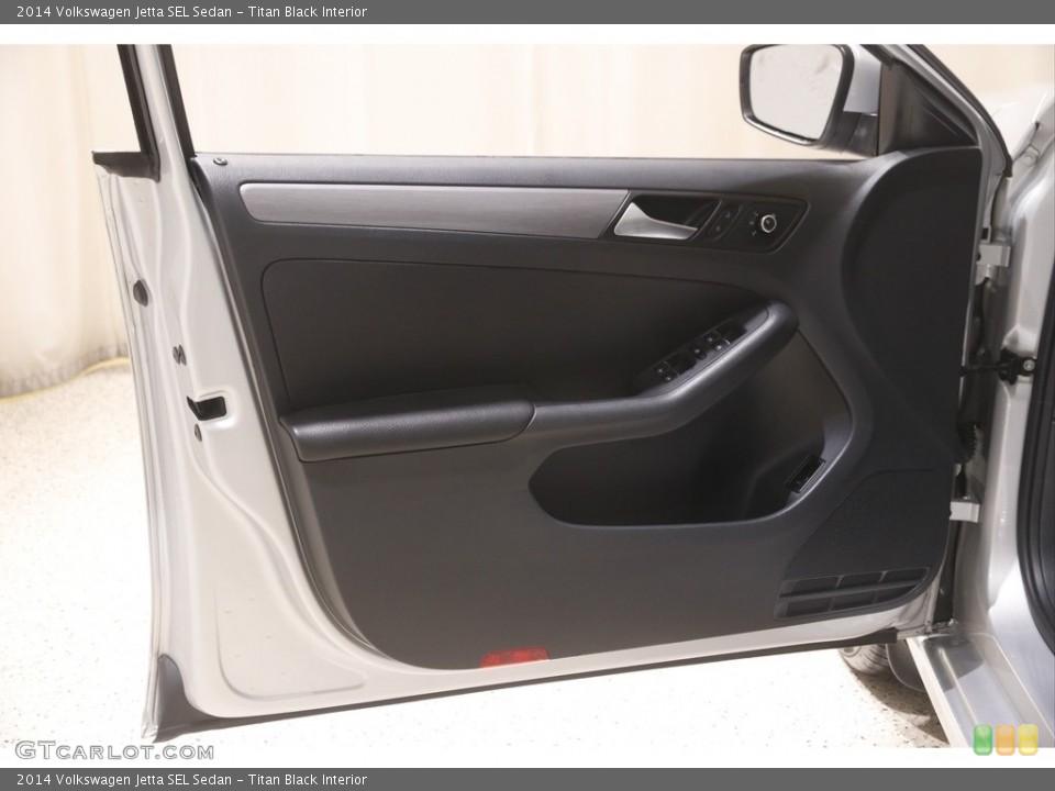 Titan Black Interior Door Panel for the 2014 Volkswagen Jetta SEL Sedan #145081242