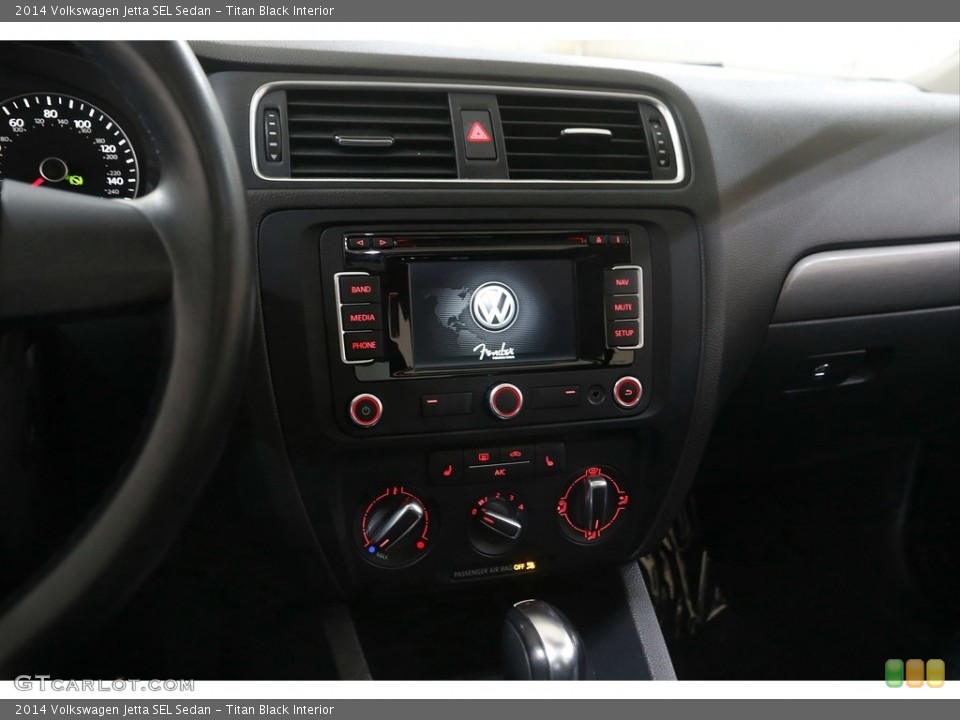 Titan Black Interior Controls for the 2014 Volkswagen Jetta SEL Sedan #145081362