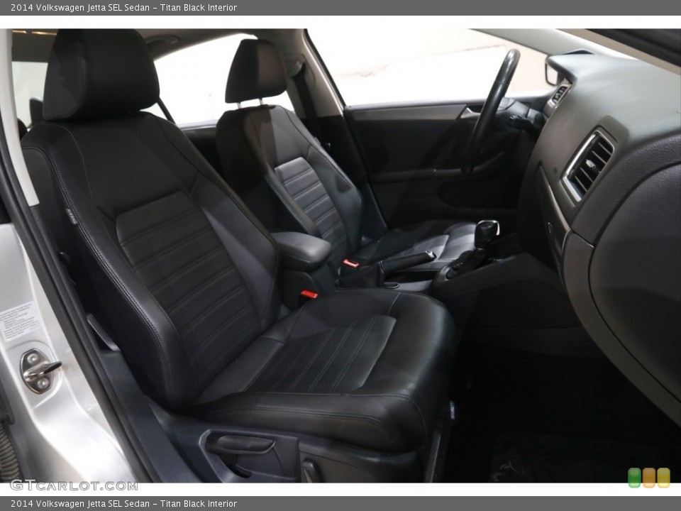 Titan Black Interior Front Seat for the 2014 Volkswagen Jetta SEL Sedan #145081491