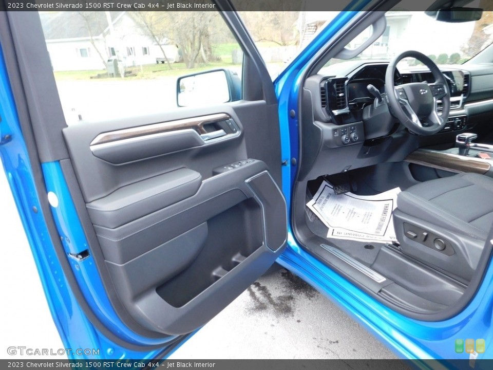 Jet Black Interior Front Seat for the 2023 Chevrolet Silverado 1500 RST Crew Cab 4x4 #145081692