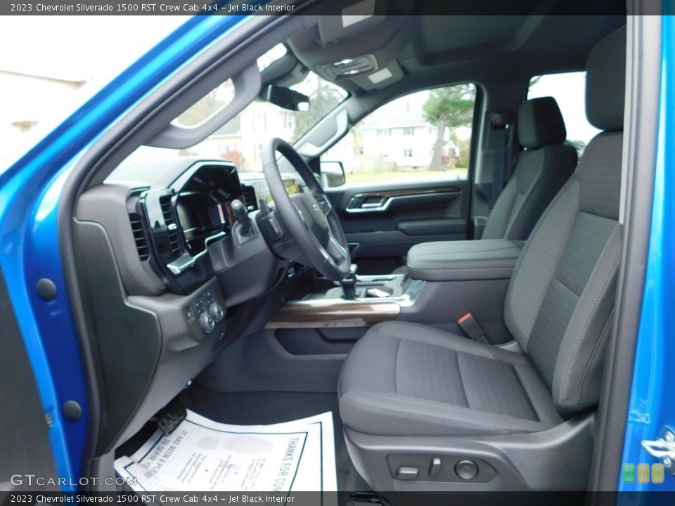 Jet Black Interior Photo for the 2023 Chevrolet Silverado 1500 RST Crew Cab 4x4 #145081764