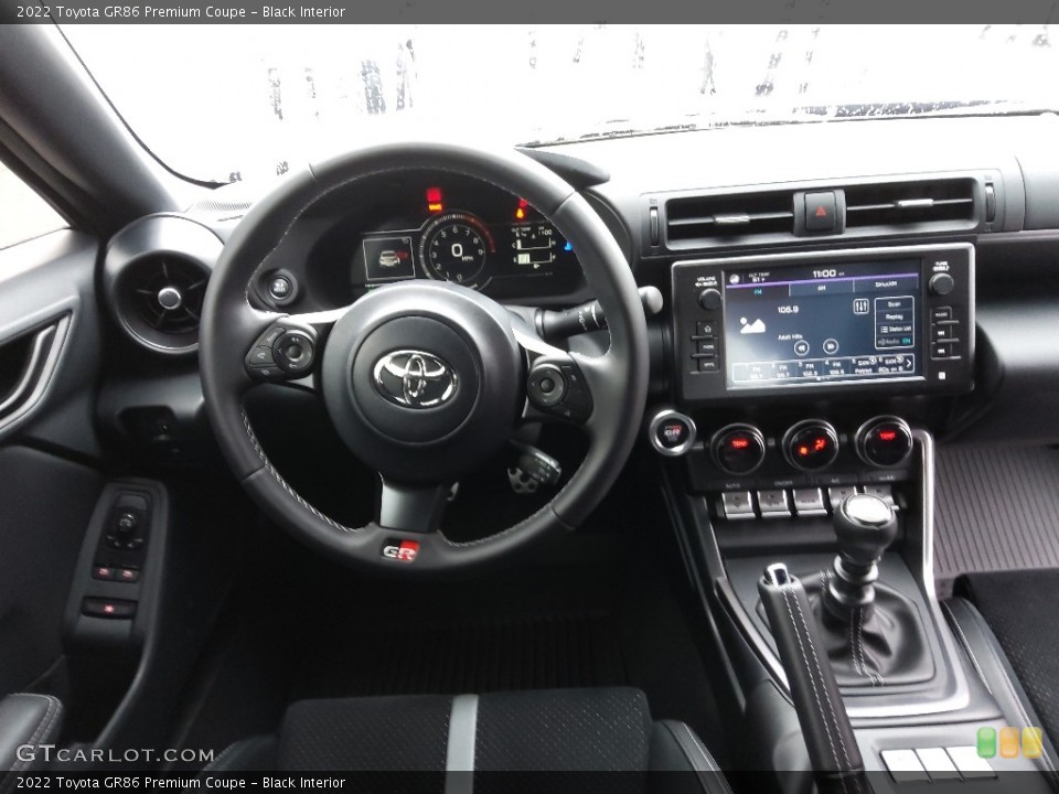Black Interior Dashboard for the 2022 Toyota GR86 Premium Coupe #145082103
