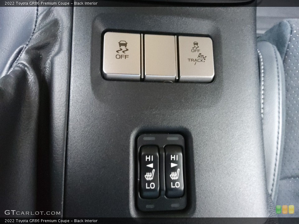 Black Interior Controls for the 2022 Toyota GR86 Premium Coupe #145082307