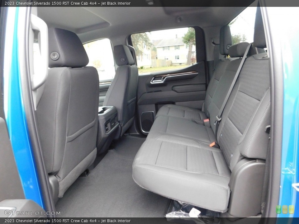 Jet Black Interior Rear Seat for the 2023 Chevrolet Silverado 1500 RST Crew Cab 4x4 #145082316