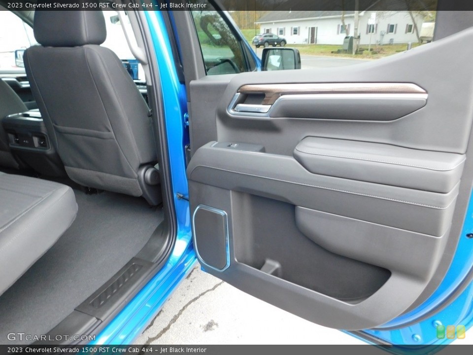Jet Black Interior Door Panel for the 2023 Chevrolet Silverado 1500 RST Crew Cab 4x4 #145082340