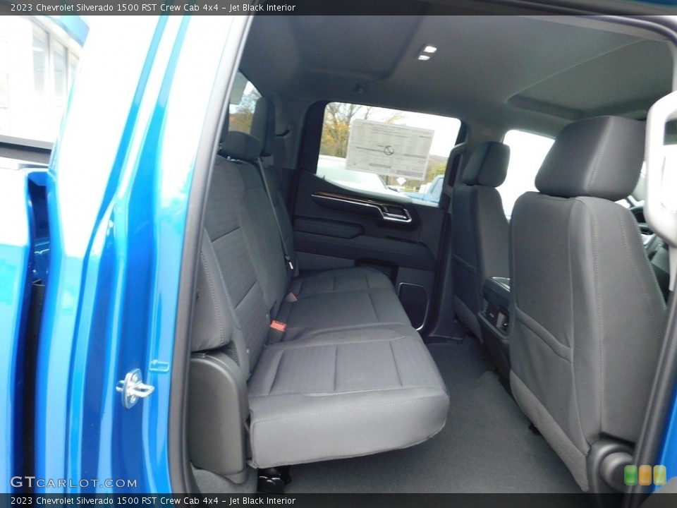 Jet Black Interior Rear Seat for the 2023 Chevrolet Silverado 1500 RST Crew Cab 4x4 #145082367