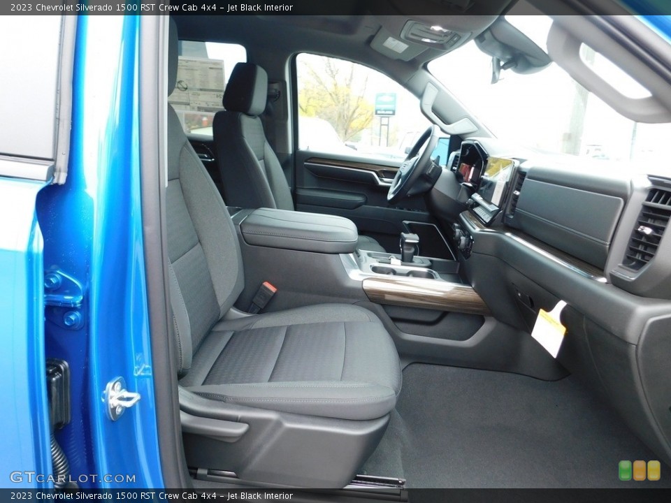 Jet Black Interior Front Seat for the 2023 Chevrolet Silverado 1500 RST Crew Cab 4x4 #145082415