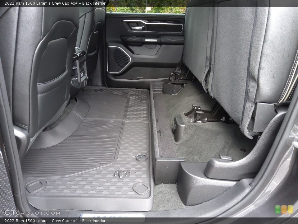Black Interior Rear Seat for the 2022 Ram 1500 Laramie Crew Cab 4x4 #145082790