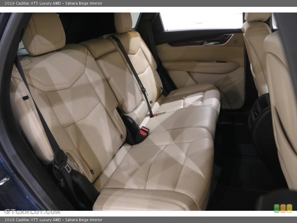Sahara Beige Interior Rear Seat for the 2019 Cadillac XT5 Luxury AWD #145083096