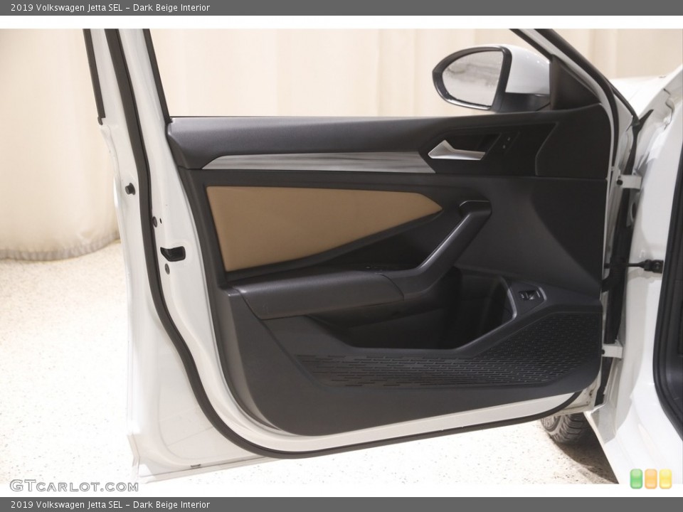 Dark Beige Interior Door Panel for the 2019 Volkswagen Jetta SEL #145083270