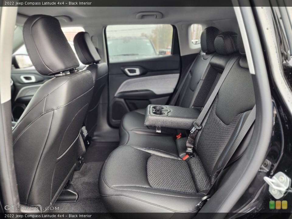 Black Interior Rear Seat for the 2022 Jeep Compass Latitude 4x4 #145083279