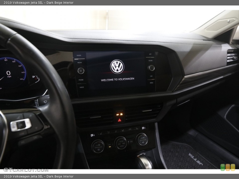 Dark Beige Interior Dashboard for the 2019 Volkswagen Jetta SEL #145083357