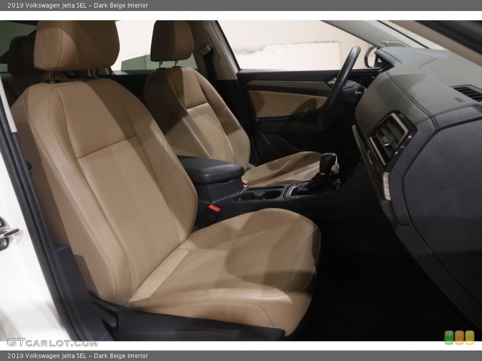 Dark Beige Interior Front Seat for the 2019 Volkswagen Jetta SEL #145083474