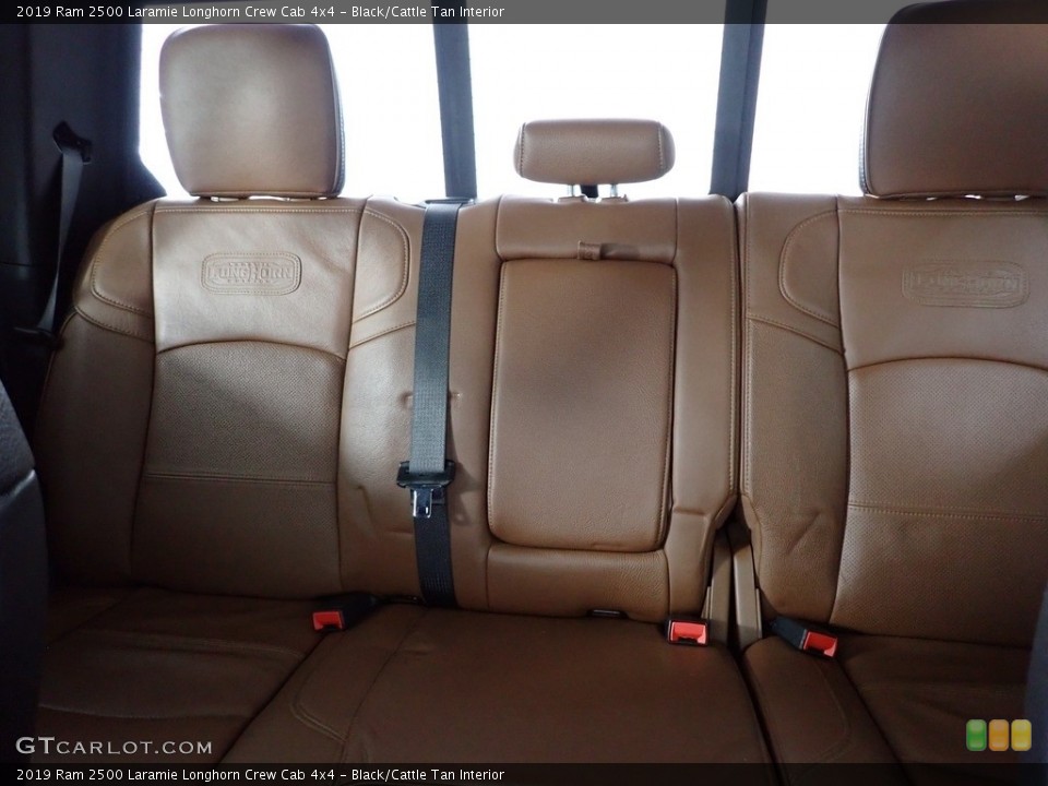 Black/Cattle Tan Interior Rear Seat for the 2019 Ram 2500 Laramie Longhorn Crew Cab 4x4 #145084074