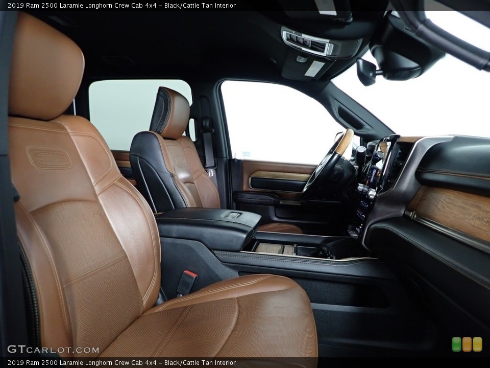 Black/Cattle Tan 2019 Ram 2500 Interiors