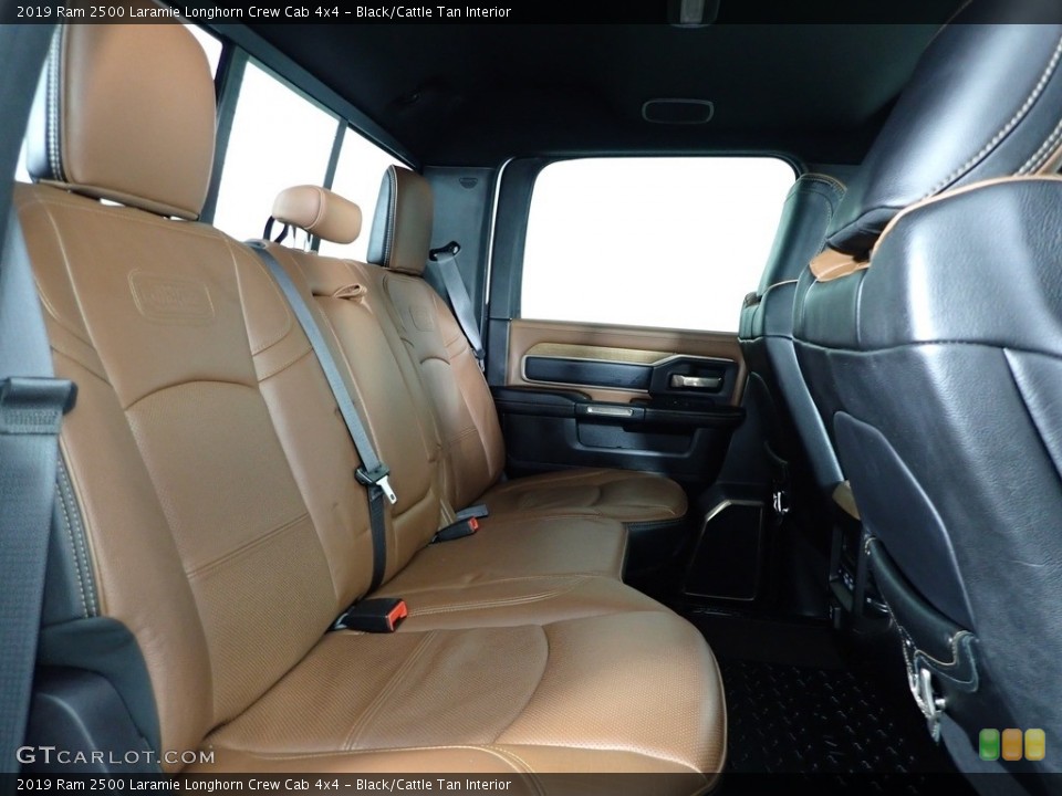 Black/Cattle Tan Interior Rear Seat for the 2019 Ram 2500 Laramie Longhorn Crew Cab 4x4 #145084239