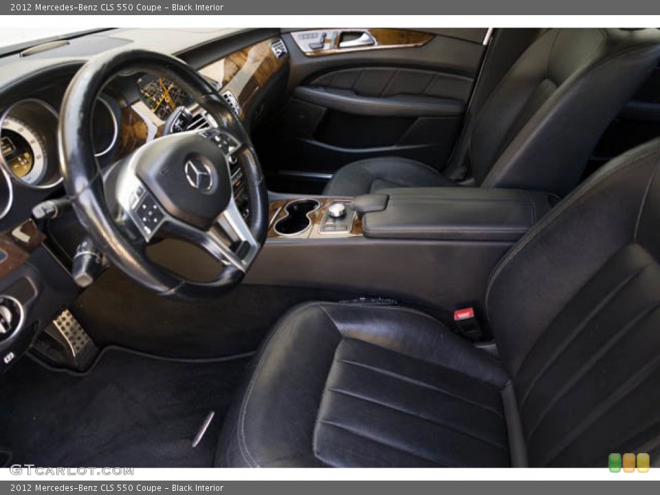 Black Interior Front Seat for the 2012 Mercedes-Benz CLS 550 Coupe #145086360