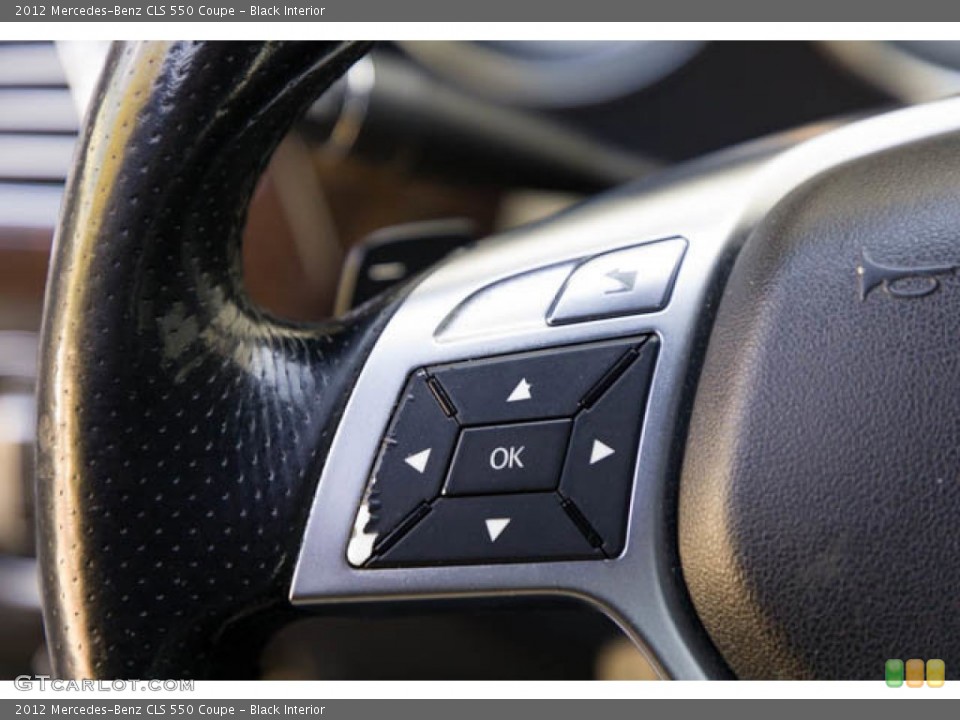 Black Interior Steering Wheel for the 2012 Mercedes-Benz CLS 550 Coupe #145086588