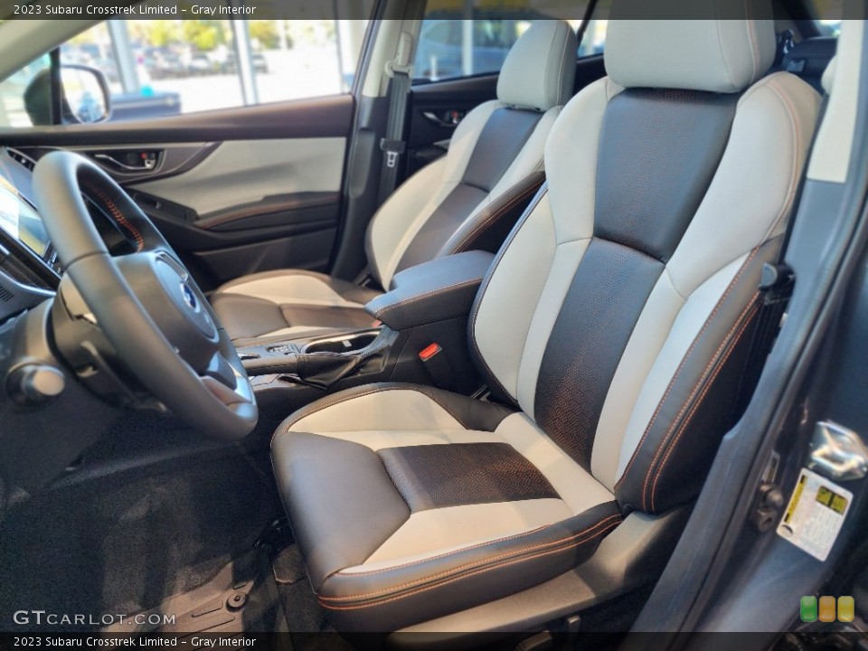 Gray Interior Front Seat for the 2023 Subaru Crosstrek Limited #145086762