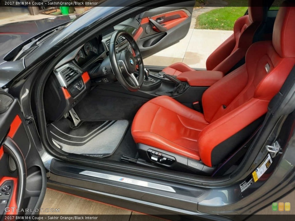 Sakhir Orange/Black Interior Photo for the 2017 BMW M4 Coupe #145087020