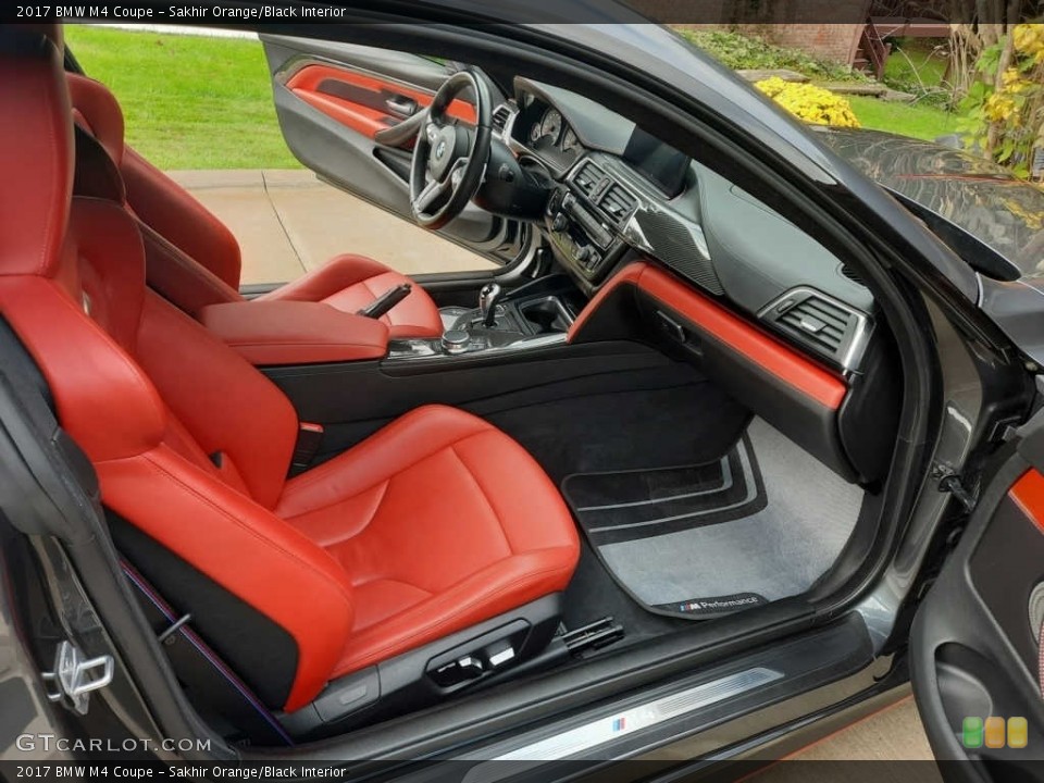 Sakhir Orange/Black Interior Front Seat for the 2017 BMW M4 Coupe #145087209