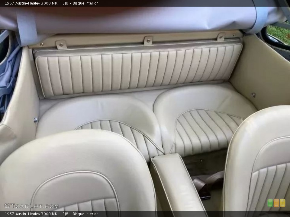 Bisque Interior Rear Seat for the 1967 Austin-Healey 3000 MK III BJ8 #145088685