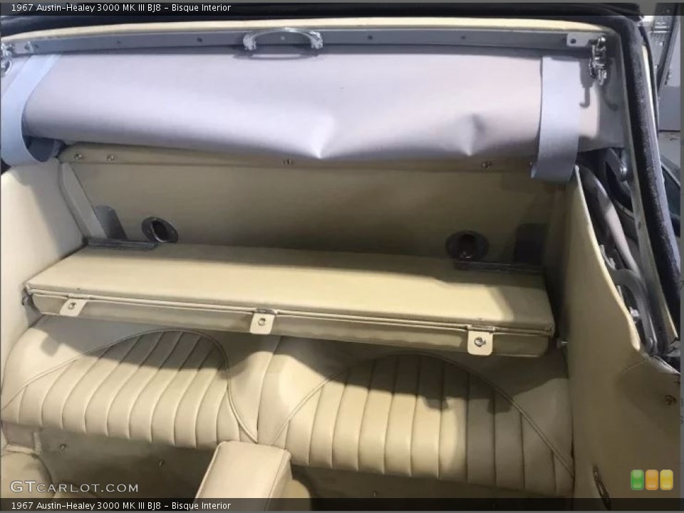 Bisque Interior Rear Seat for the 1967 Austin-Healey 3000 MK III BJ8 #145088736
