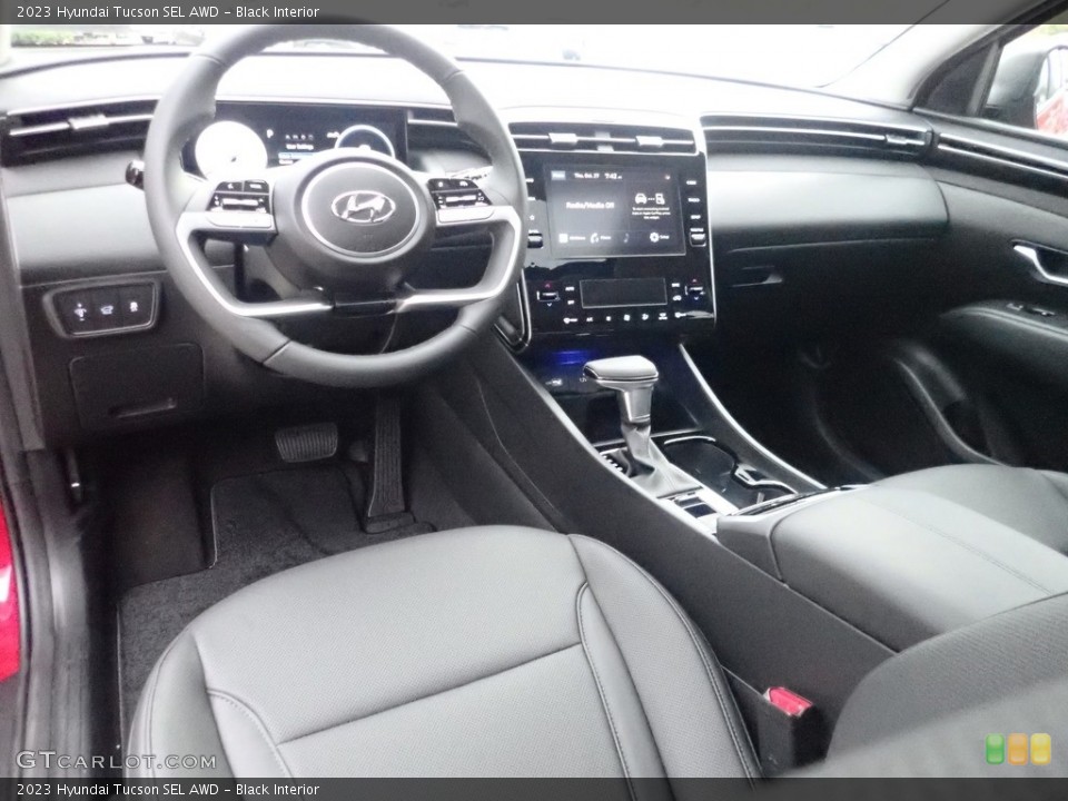 Black Interior Photo for the 2023 Hyundai Tucson SEL AWD #145090341