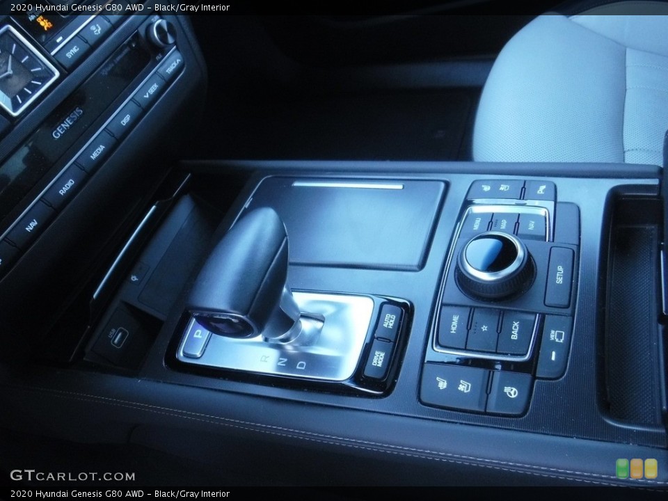 Black/Gray Interior Transmission for the 2020 Hyundai Genesis G80 AWD #145090569