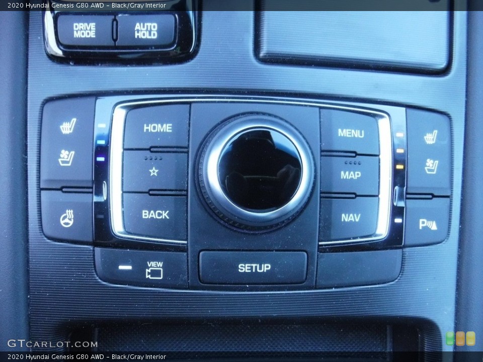 Black/Gray Interior Controls for the 2020 Hyundai Genesis G80 AWD #145090590