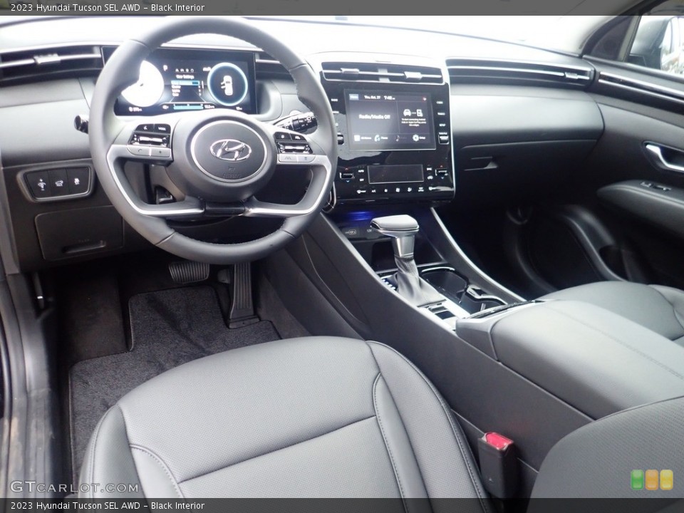 Black Interior Photo for the 2023 Hyundai Tucson SEL AWD #145090740