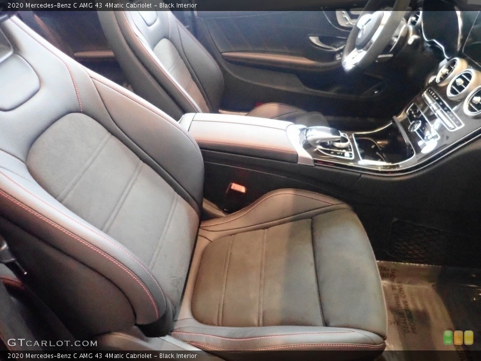 Black Interior Front Seat for the 2020 Mercedes-Benz C AMG 43 4Matic Cabriolet #145092332