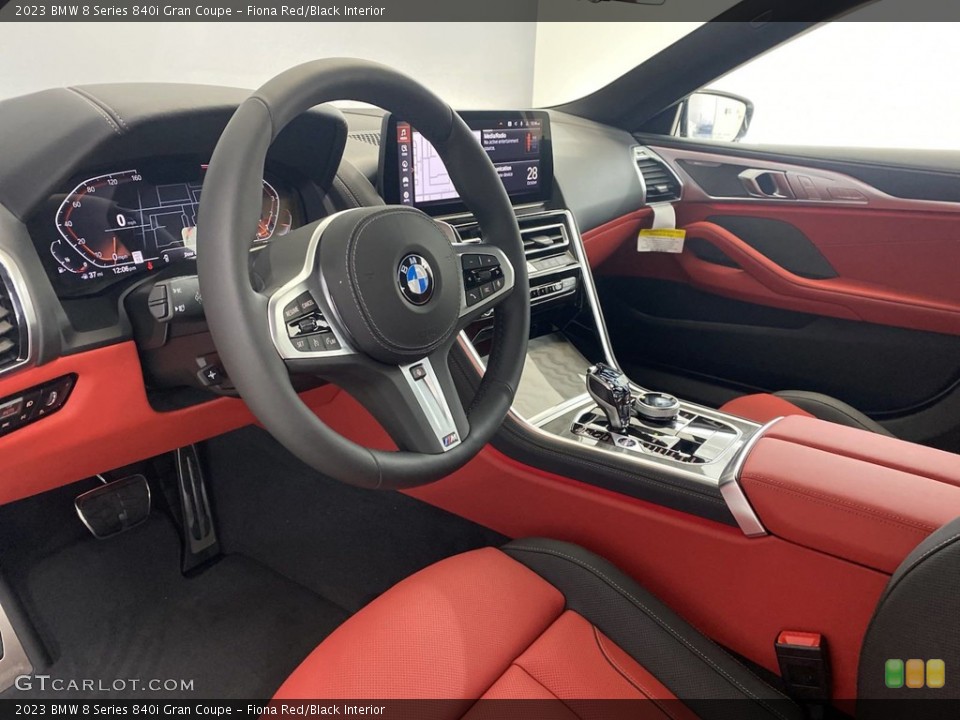 Fiona Red/Black Interior Photo for the 2023 BMW 8 Series 840i Gran Coupe #145093124