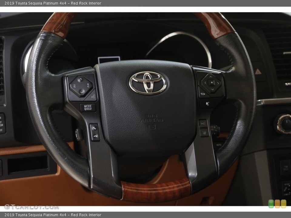 Red Rock Interior Steering Wheel for the 2019 Toyota Sequoia Platinum 4x4 #145093763