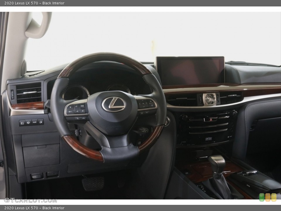 Black Interior Dashboard for the 2020 Lexus LX 570 #145094264
