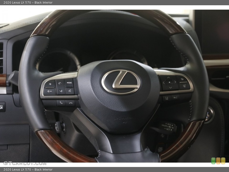 Black Interior Steering Wheel for the 2020 Lexus LX 570 #145094279