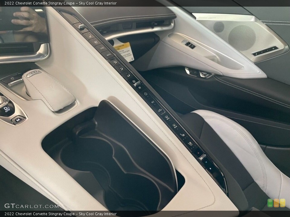 Sky Cool Gray Interior Controls for the 2022 Chevrolet Corvette Stingray Coupe #145094782