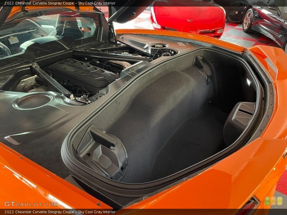 Sky Cool Gray Interior Trunk for the 2022 Chevrolet Corvette Stingray Coupe #145095015