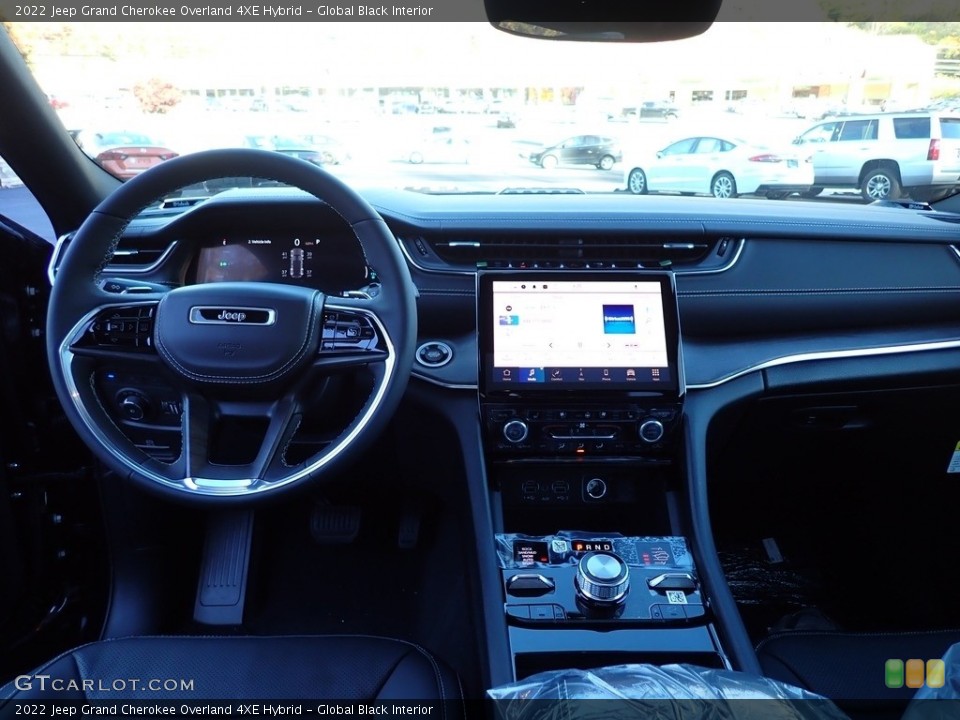 Global Black Interior Dashboard for the 2022 Jeep Grand Cherokee Overland 4XE Hybrid #145096686